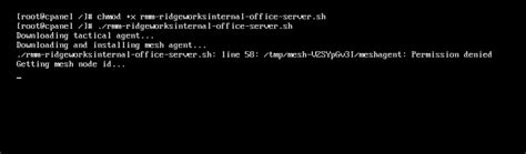 Take ownership of the directory with the chown command before attempting to write to it. . Terminal emulator ip link show permission denied